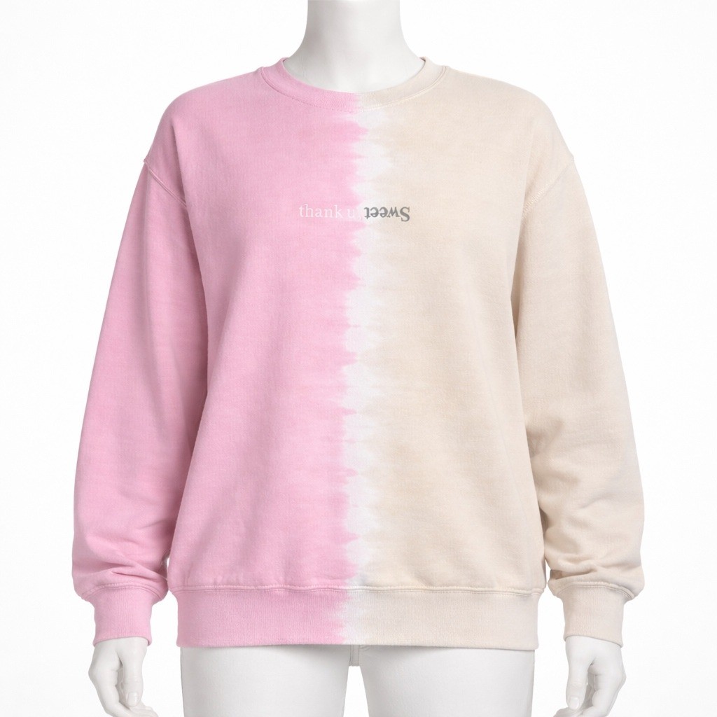 Ariana Grande Sweetener World Tour Sweatshirt Womens XL Pink Tan