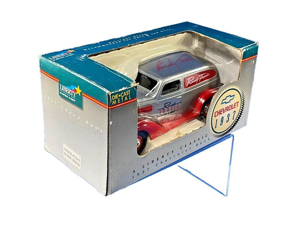 SpecCast Liberty Classics, 1937 Chevrolet 'Randy Travis' Die Cast Coin Bank, NIB - Image 3 of 4