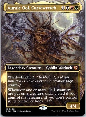 Auntie Ool, Cursewretch - Lorwyn Eclipsed Commander (2) NM [ECC]