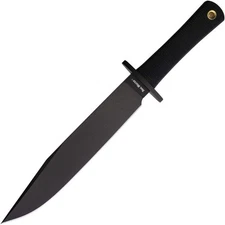 Cold Steel Trail Master Black Fixed Blade knife (9.5", Black, 52100 Carbon Steel