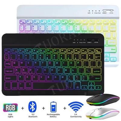 QWERTZ Beleuchtet Tastatur für Lenovo Tab K11 P11 Plus P11 Pro 2nd M11 M10 Plus