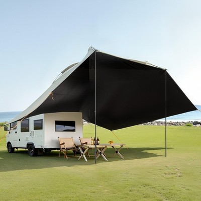 Sonnensegel Wohnwagen Auto Markise 3x2,1m Vorzelt Camping Wasserdicht Grün