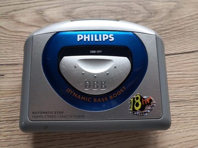 Philips AQ6492 Tragbarer Vintage Walkman Audiokassettenspieler