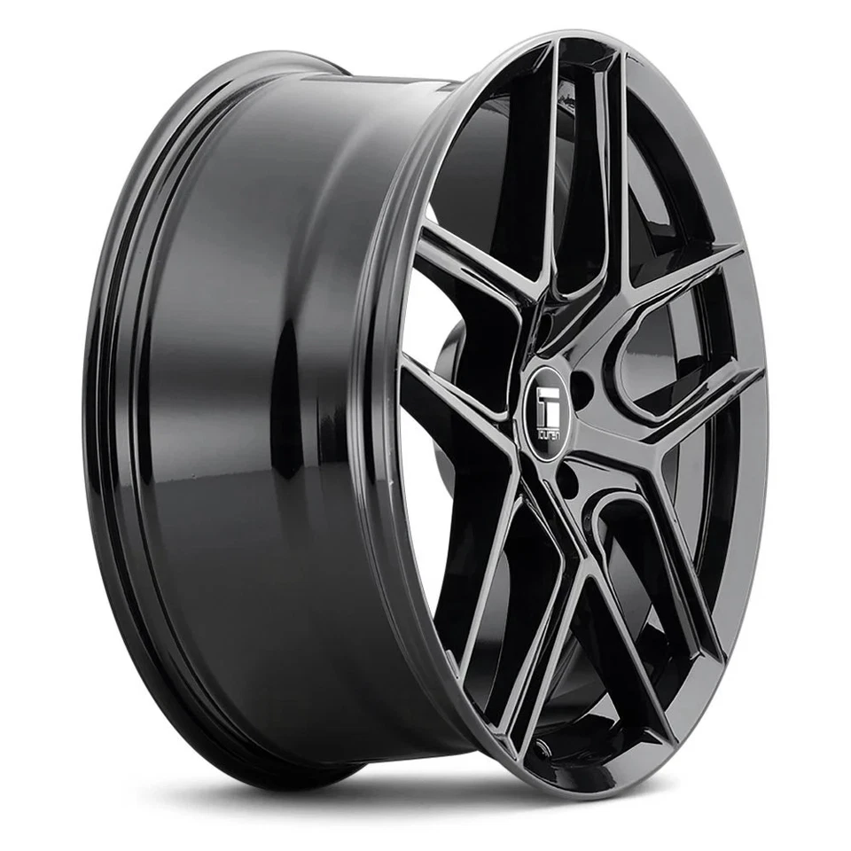 Touren TR79 3279 Wheels 18x8 (35, 5x114.3, 72.6) Black Rims Set of 4 Foto 2 de 4