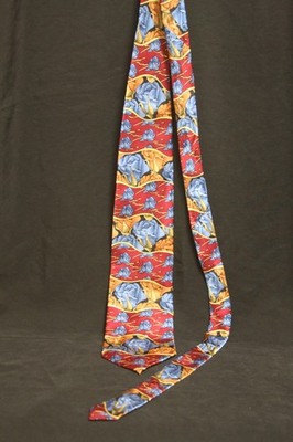 Grateful Dead Ramblin First Set Roses 100% Silk Tie