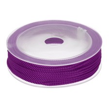 Trim Cord Rope 2mm Nylon Twisted Braid Trim Rope 0.08" 14 Yards Light Purple