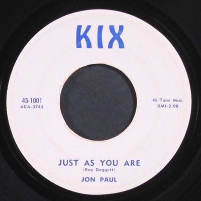 JON PAUL: just as you are  / afraid KIX 7'' Single 45 RPM