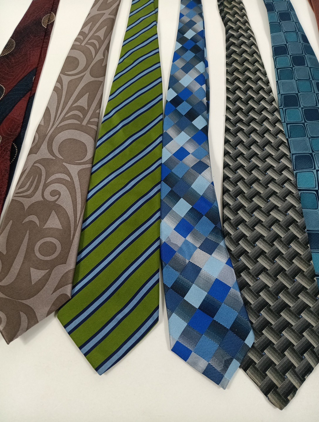 Men's Designer Neck Ties Lot of 7 Banana Republic… - image 3