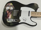 MICHAEL ANTHONY SIGNED CUSTOM VAN HALEN 5150 ELECTRIC GUITAR JSA COA — photo 2