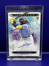 2024 Topps Inception Rookie Auto /299 Junior Caminero RC #BRES-JCA Rays