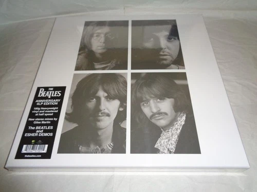 BEATLES WHITE ALBUM 50TH ANNIVERSARY 4 LP BOX SET UK RELEASE NEW SEALED