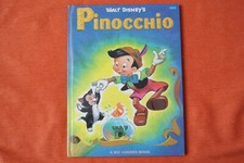 Livre WALT DISNEY'S PINOCCHIO A big Golden Book 1953 