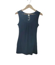 White House Black Market Womens Little Black Formal Dress Sleeveless size Small