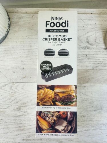 NINJA FOODI Accessories XL Combo Crisper Basket - For Ninja Foodi XL Grills NIB