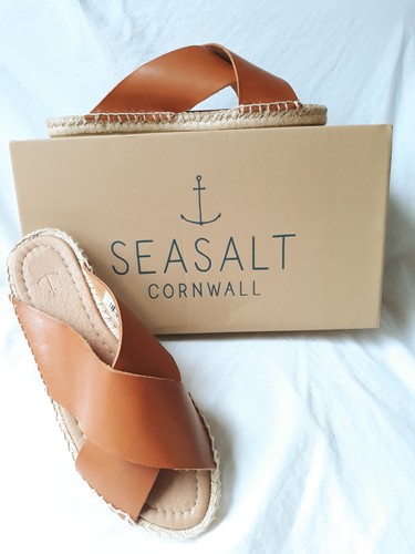 NEW Seasalt Tan Sandal - Size 4 (EUR37) - Brown Little Porth Slider RRP£55 - Picture 20 of 20