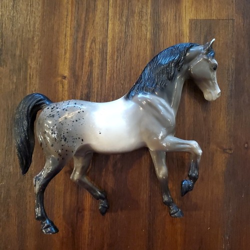 Breyer Horse Traditional Fleck Glossy Grey Appaloosa Family Arabian Stallion