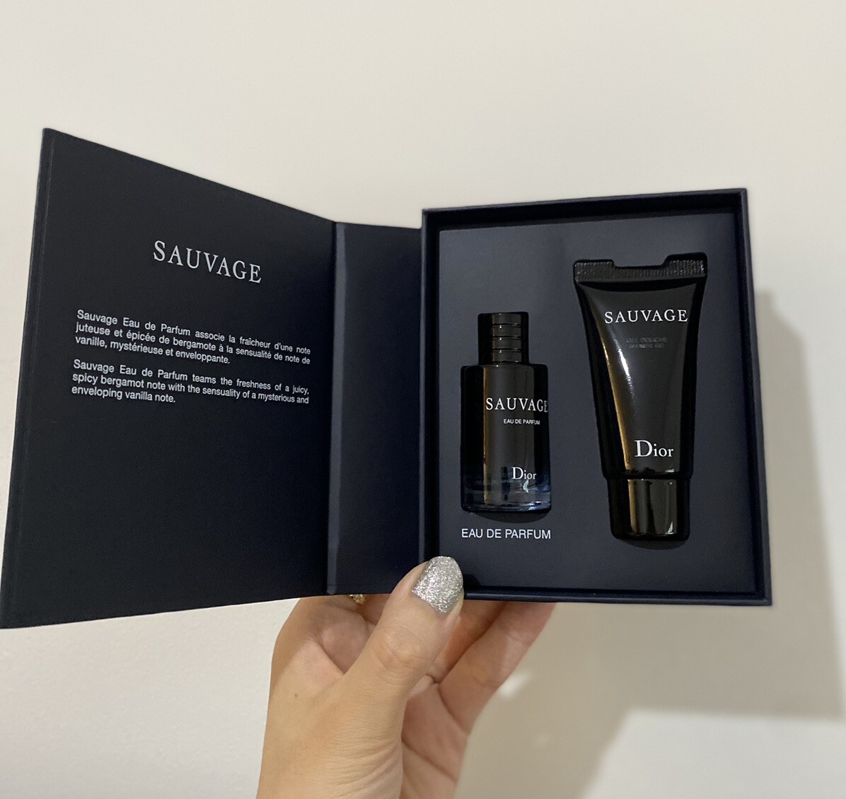 Shower Gel Mini Parfum Dior Sauvage Dior Sauvage Men's Parfum 10ml