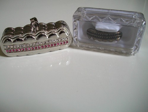Men's Black Hematite finish For Top Teeth Grillz With Holder & Box - Picture 2 of 7