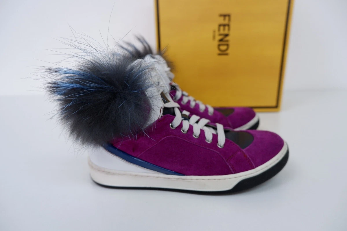 Fendi fur clearance sneakers