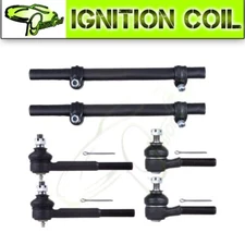 Pair Of 6 Front Inner Outer Tie Rod Steering Kit For 1995-02 FORD CROWN VICTORIA