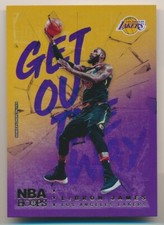 LeBRON JAMES GOW-3 2018-19 Panini NBA Hoops HOLO GET OUT of the WAY LAKERS