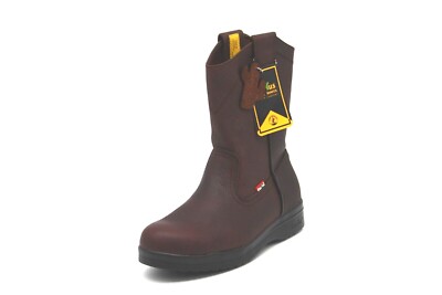 CACTUS FOOTWEAR WORK BOOT L1022 DARK BROWN OIL RESISTANT WOMEN'S