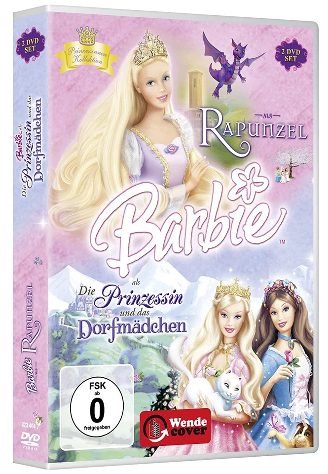 Barbie - 19-Filme-Set (u.a. als Rapunzel / Fairytopia) # 19-DVD-SET-NEU - Imagen 2 de 4