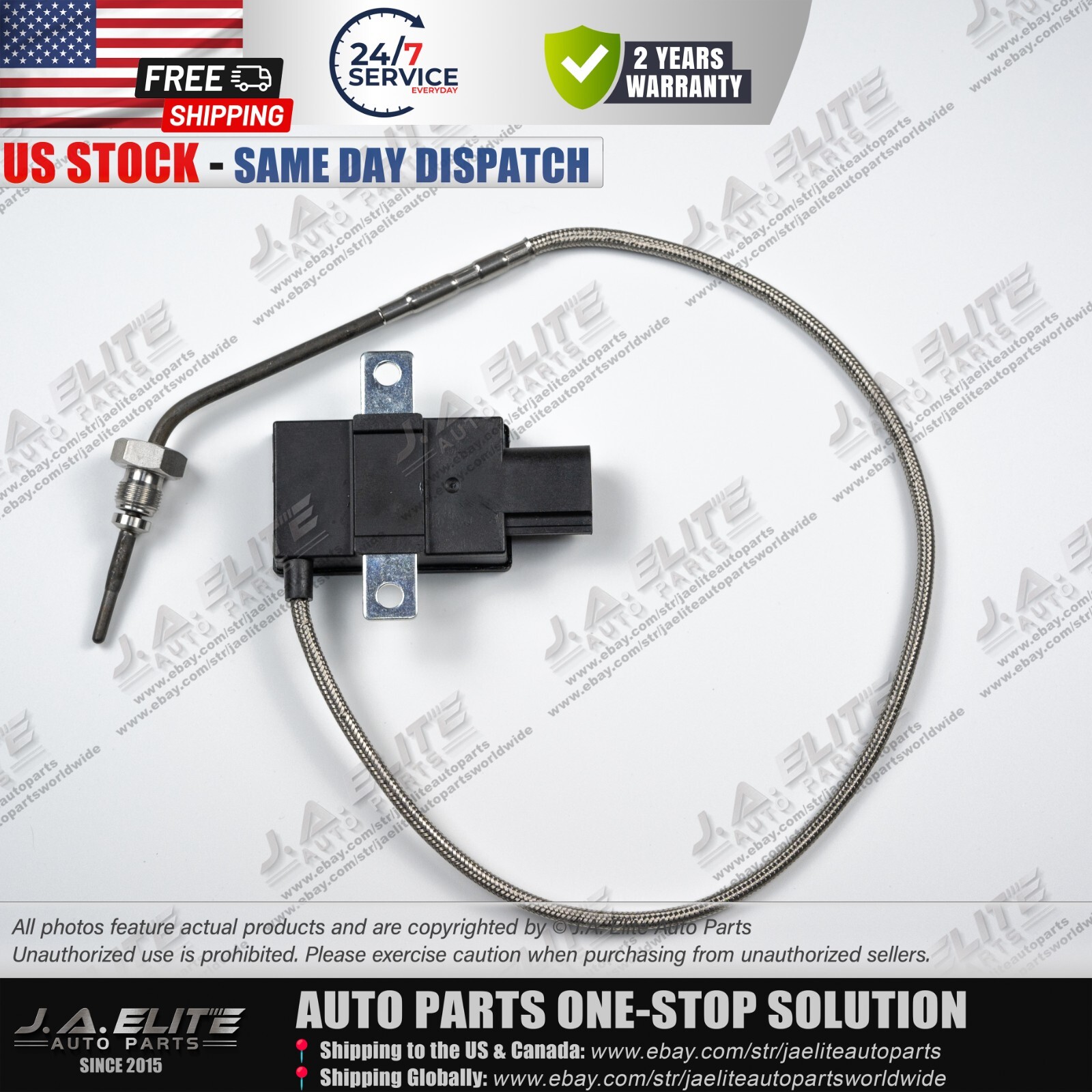 Exhaust Temperature Sensor for Bentley Continental GTC GT Flying Spur 07C919529L