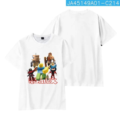 Roblox Kids T-shirt Boys Game Sports T-shirt Child Cartoon Short - Picture 35 of 79