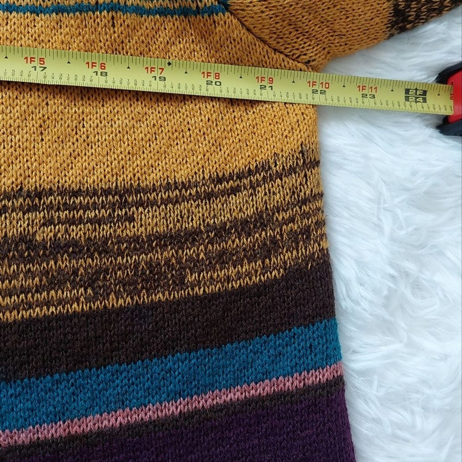 Wrangler Sweater Aztec Western Cardigan Size XL - image 7