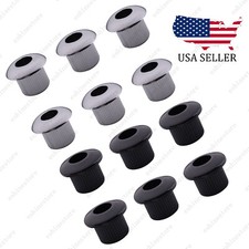 6Pcs Plastic Vintage/Modern 6mm to 10mm Guitar Tuner Conversion Bushings