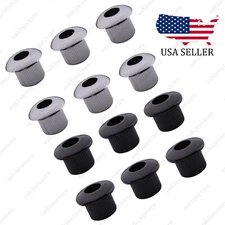 6Pcs Plastic Vintage/Modern 6mm to 10mm Guitar Tuner Conversion Bushings