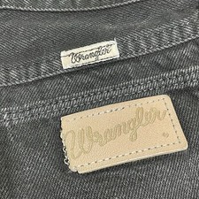 Vtg Jeans Womens Wrangler Western Sz 11/12 Cowgirl Rodeo Black USA Worn Fade 90s