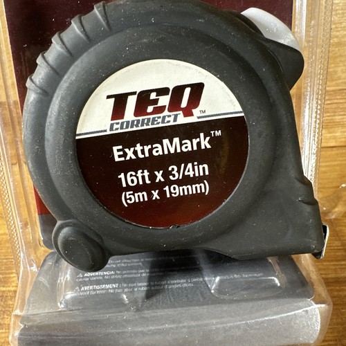TEQ Correct 16 ft. Auto Self Lock Tape Measure Black - TQ441 - Picture 4 of 9