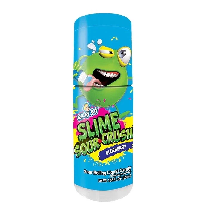 Ricky Joy Slime Sour Crush 12ct/1,85 oz caramelo dulce bocadillo limo lamidores agrios Foto 3 de 4