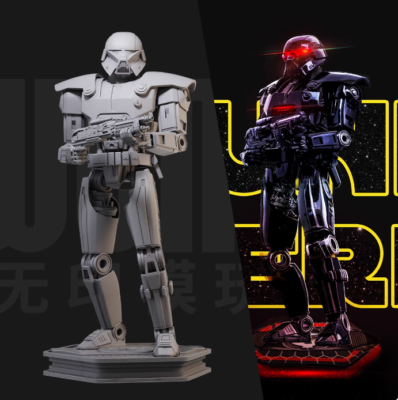 1/24 Resin Fantasy Space Warrior Unassembled Unpainted 5676-6