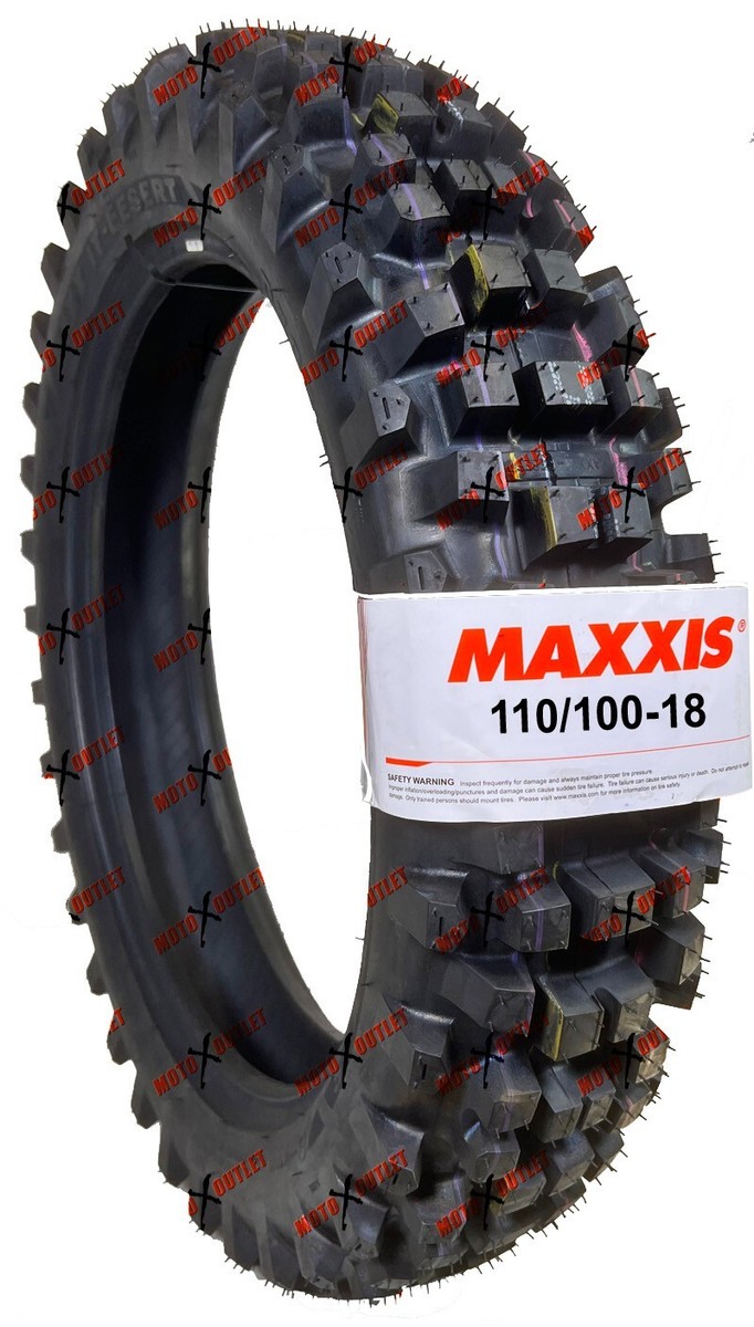 Maxxis Desert IT 110/100-18 Rear Tire Dirt Bike Motorcycle 110 100