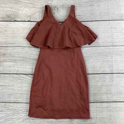 Gianni Bini Sawyer Ruffle Dress Women Size XS w/ Under Garment NEW - MSRP $109