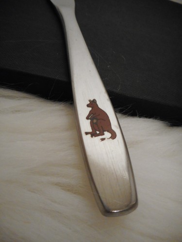 1 Justinus Messer ★Kindermesser Känguruh Motiv★ Zootiere Edelstahl Vintage👍 - Bild 11 von 16