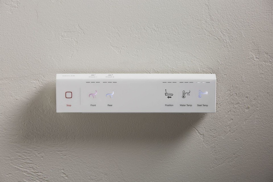 KOHLER 27142CR0 PureWash E700 Elongated Heated Bidet Toilet Seat with