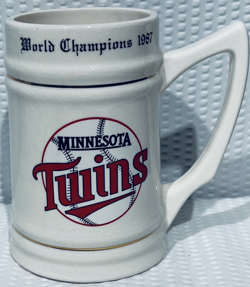 (1) ~ Minnesota Twins 1987 World Series Champions Stein Mug Cup