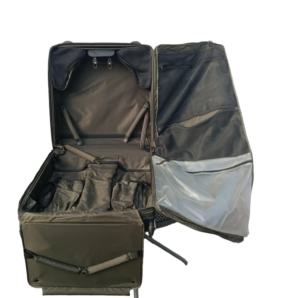 Maleta de viaje Timberland rodante de 30" con ruedas con asa extraíble verde Foto 4 de 4