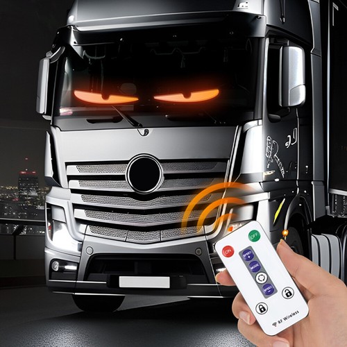 For Truck-Specific Devil's Eye LED-Screen Car Eye Light Truck Dynamic LED Light - Picture 11 of 30