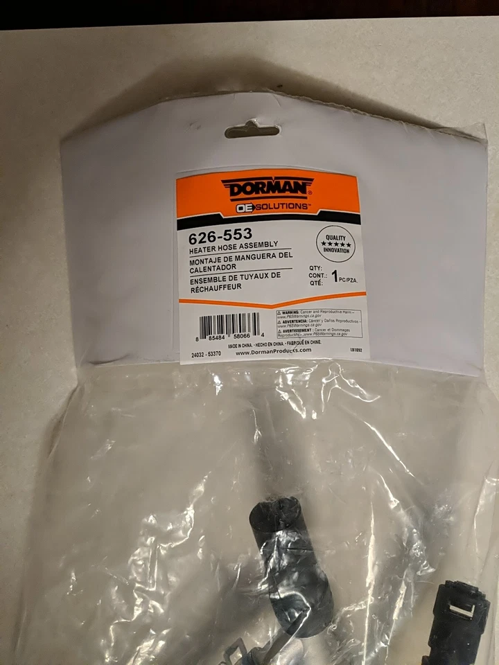 Manguera de calefacción Dorman 626-553 para Chevy Yukon Suburban GMC XL 1500 Chevrolet Tahoe Foto 4 de 4