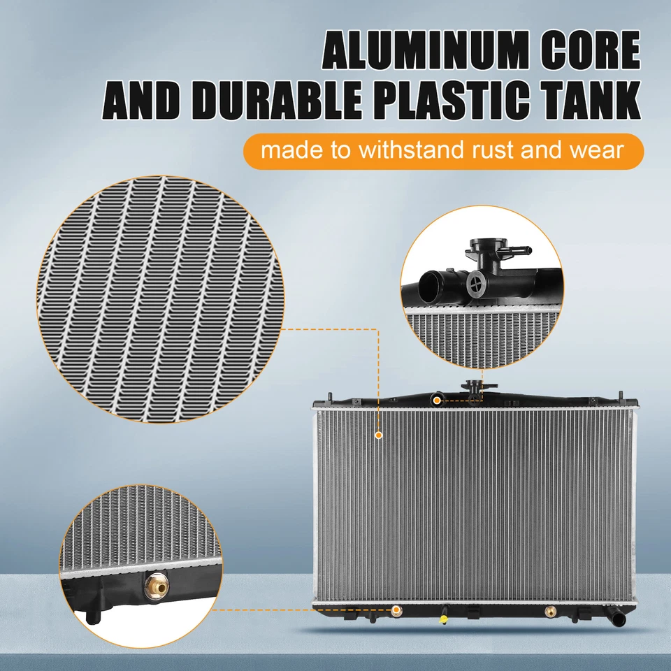 Fits 2011-2017 Toyota Sienna 2010-2016 Lexus RX350 3.5L Aluminum Radiator 13117 Foto 4 de 4