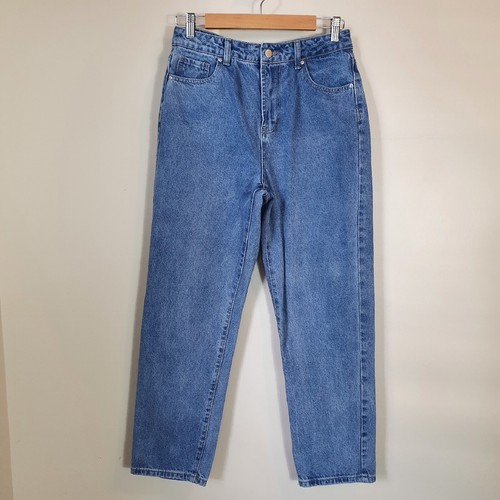 Vaqueros Mom Valleygirl Azul Denim Talla 10 Nuevos con Etiquetas Cintura Alta - Imagen 2 de 5