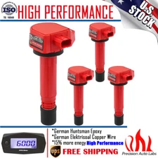 4 Pack Ignition Coils For Honda Civic 1.8L 2006 2007 2008 2009 2010 2011 UF582