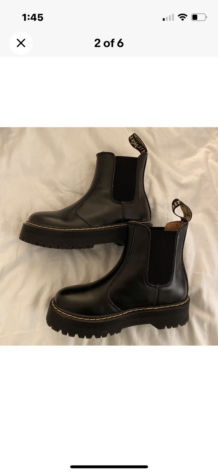 Dr. Martens 2976 Quad Platform Smooth Finish Size 6.5 US 37 EU | eBay