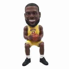 LeBron James Los Angeles Lakers Benchwarmerz Sitting Mini Bobblehead NBA