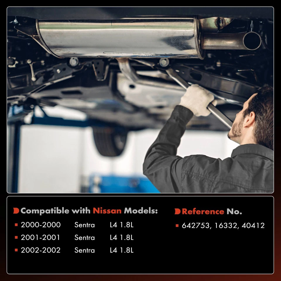 Front Side Catalytic Converter for Nissan Sentra 2000 2001 2002 L4 1.8L Sedan - Image 2 of 4